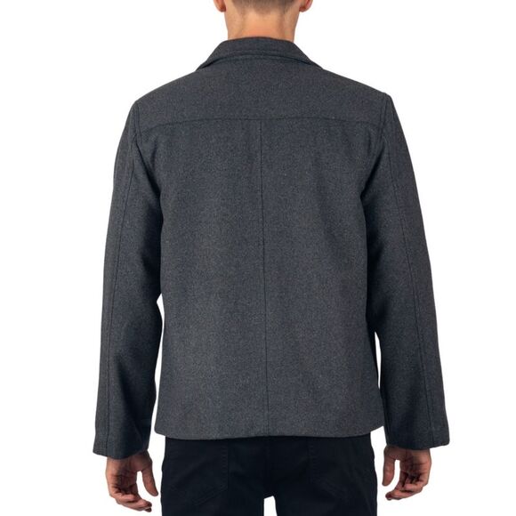 Alpine Swiss Grant Mens 28" Open Bottom Jacket Wool Blend JD Bomber Coat Zipered - Picture 7 of 11